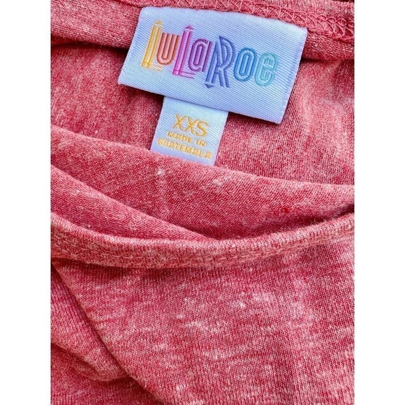 NWT LulaRoe Peachy Pink Irma Top Size XXS - Picture 6 of 8